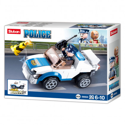 Sluban Polícia M38-B0824 Stretcher car