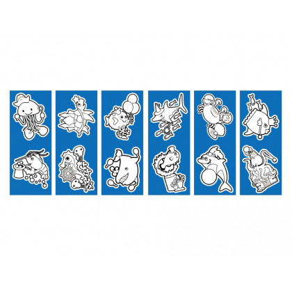 Water painting - 2 pcs foam stickers